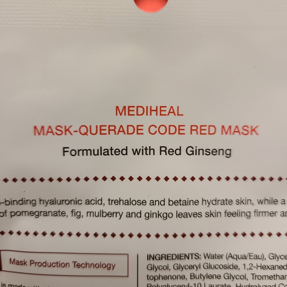 NIP-FACE Mask---***READ DESCRIPTION****MEDI-HEAL CodeRed Masquerade Face Mask - Picture 4 of 7